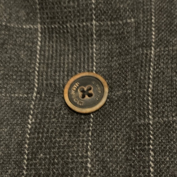 Maison Scotch Plaid Check Wool Equestrian Blazer - Picture 7 of 12